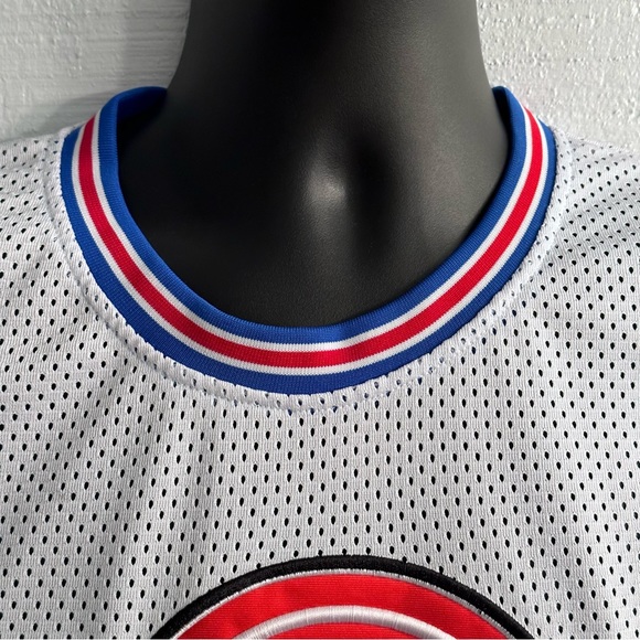 Space Jam 1996 Tune Squad White Bugs Bunny Headgear Classics Jersey XL Read Desc - Picture 6 of 12